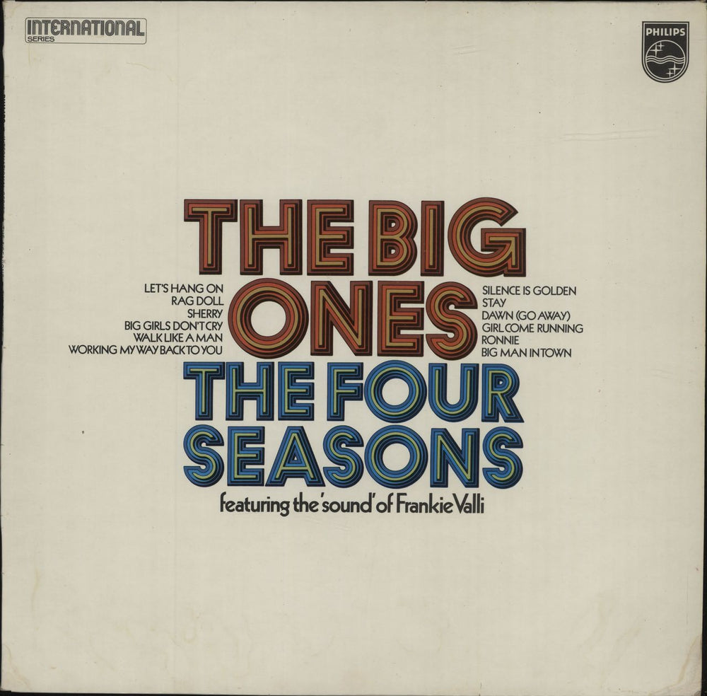 The Four Seasons The Big Ones UK vinyl LP album (LP record) 6336208