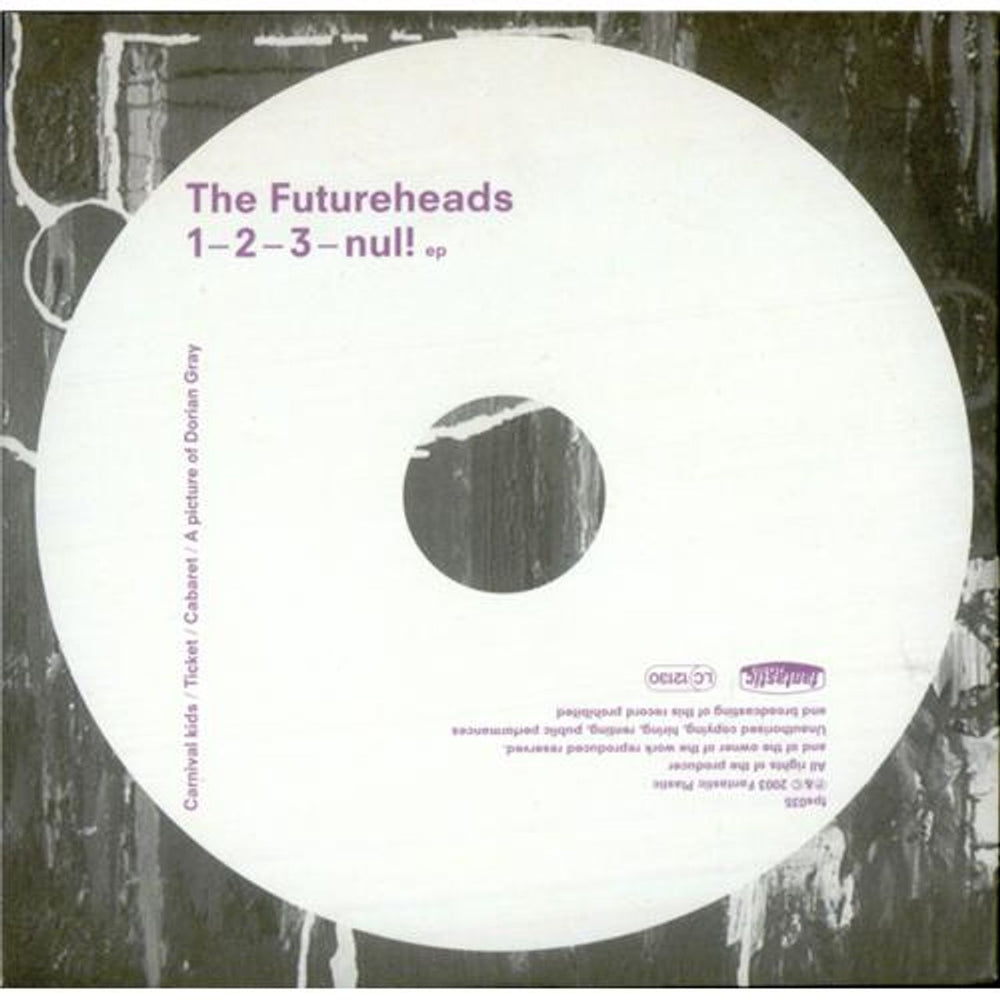 The Futureheads 1-2-3-Nul! UK CD single (CD5 / 5") FPS035