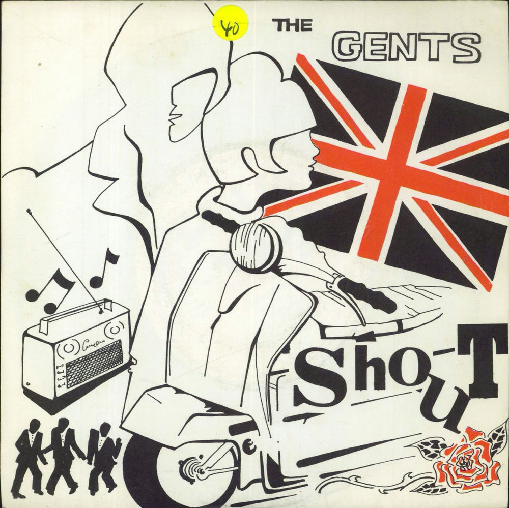 The Gents Shout UK 7" vinyl single (7 inch record / 45) GN7