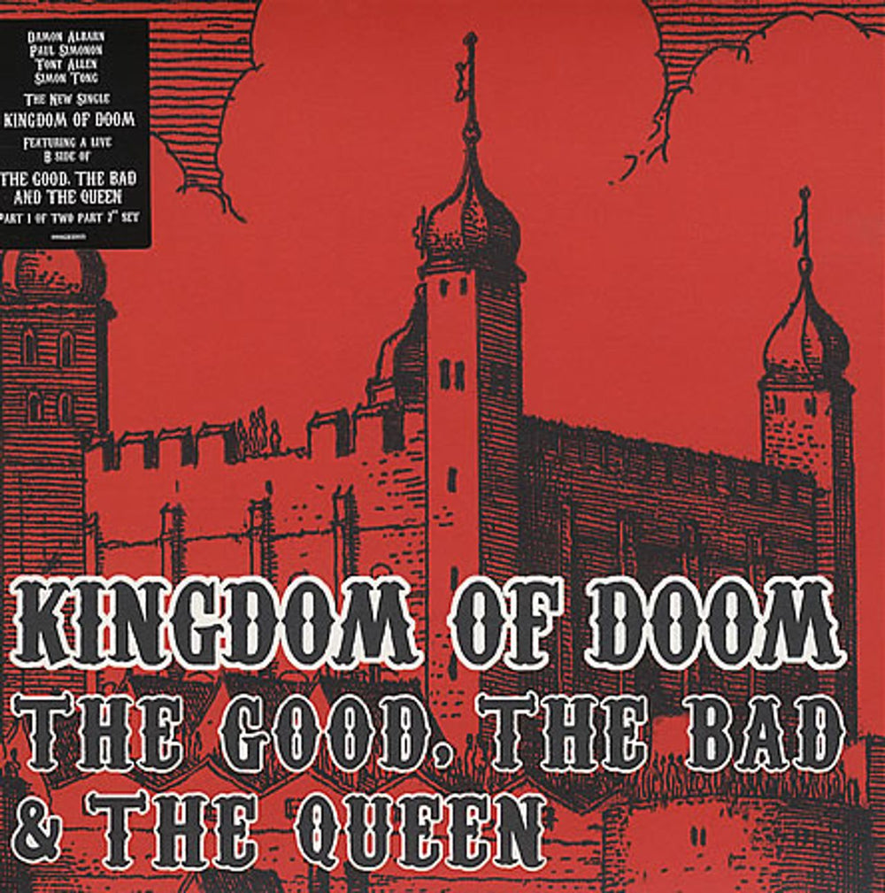 The Good, The Bad And The Queen Kingdom Of Doom UK 7" vinyl single (7 inch record / 45) R6732