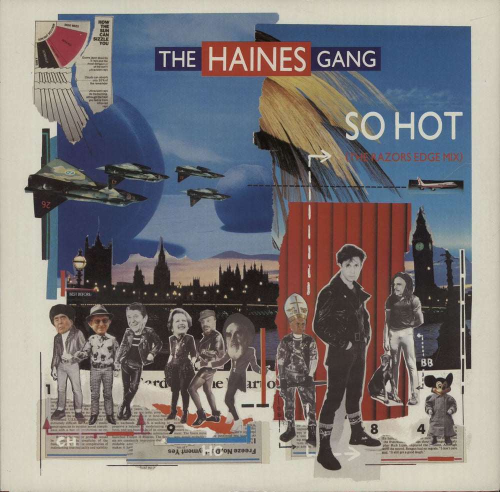 The Haines Gang So Hot UK 12" vinyl single (12 inch record / Maxi-single) LONX34