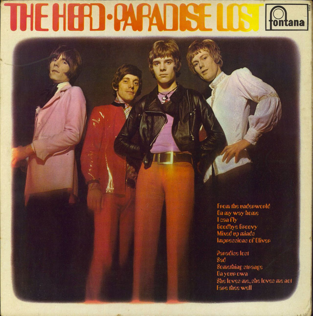 The Herd Paradise Lost - VG UK vinyl LP album (LP record) TL5458