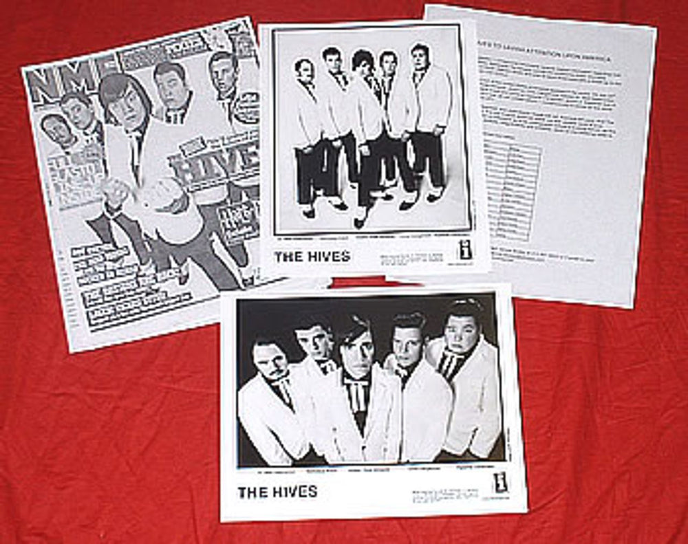 The Hives The Hives Us Promo Press Pack — 