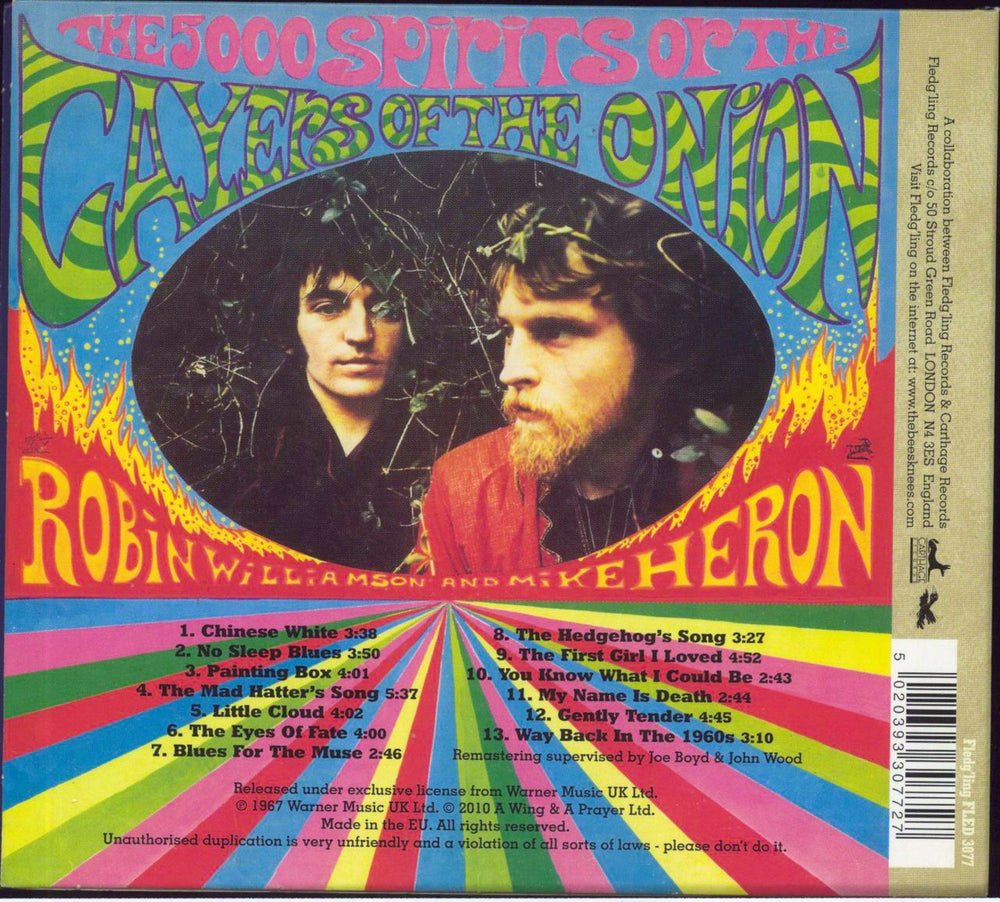 The Incredible String Band The 5000 Spirits Or The Layers Of The Onion UK CD album (CDLP) 5020393307727