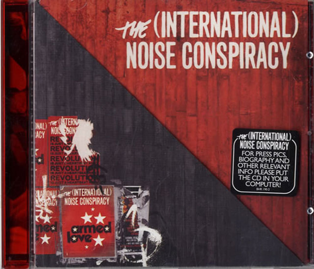 The [International] Noise Conspiracy Armed Love Swedish CD album (CDLP) BHR190-2