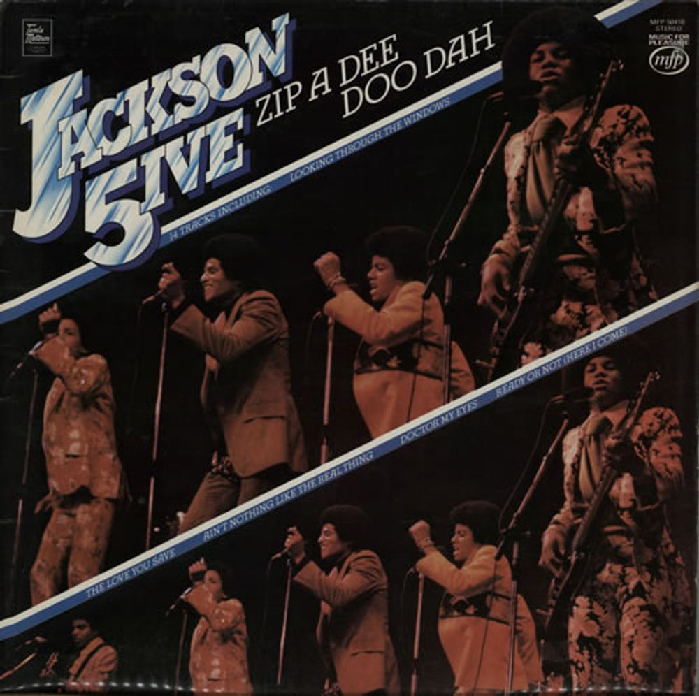 The Jackson Five Zip A Dee Doo Dah UK vinyl LP album (LP record) MFP50418