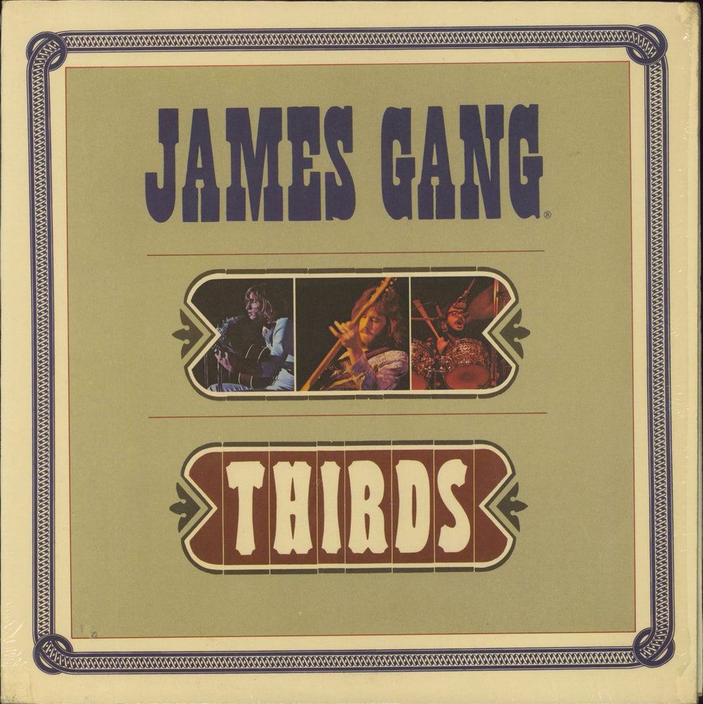 The James Gang Thirds - Shrink US vinyl LP album (LP record) ABCX-721