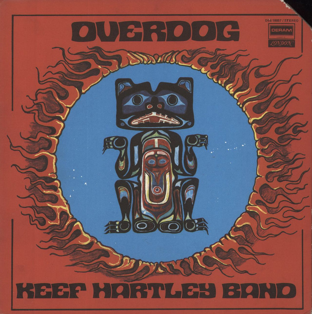 The Keef Hartley Band Overdog US vinyl LP album (LP record) DES-18057