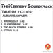 The Kennedy Soundtrack Tale Of 2 Cities - Album Sampler UK Promo CD-R acetate CD-R ACETATE