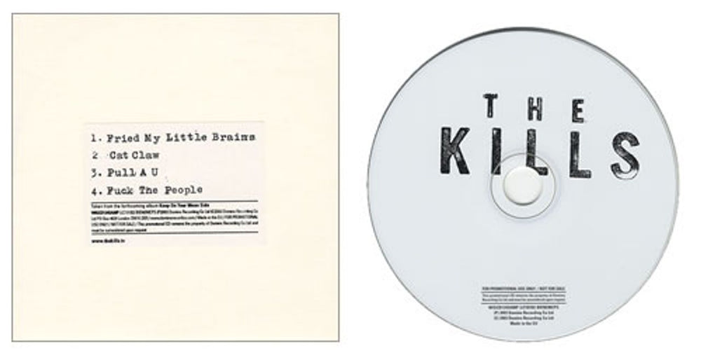 The Kills Album Sampler UK Promo CD single (CD5 / 5") T/KC5AL241085