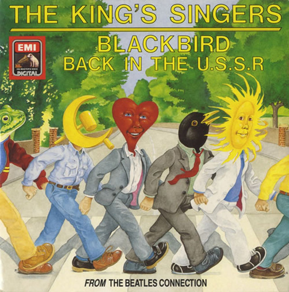 The King's Singers Blackbird UK 7" vinyl single (7 inch record / 45) KINGS1