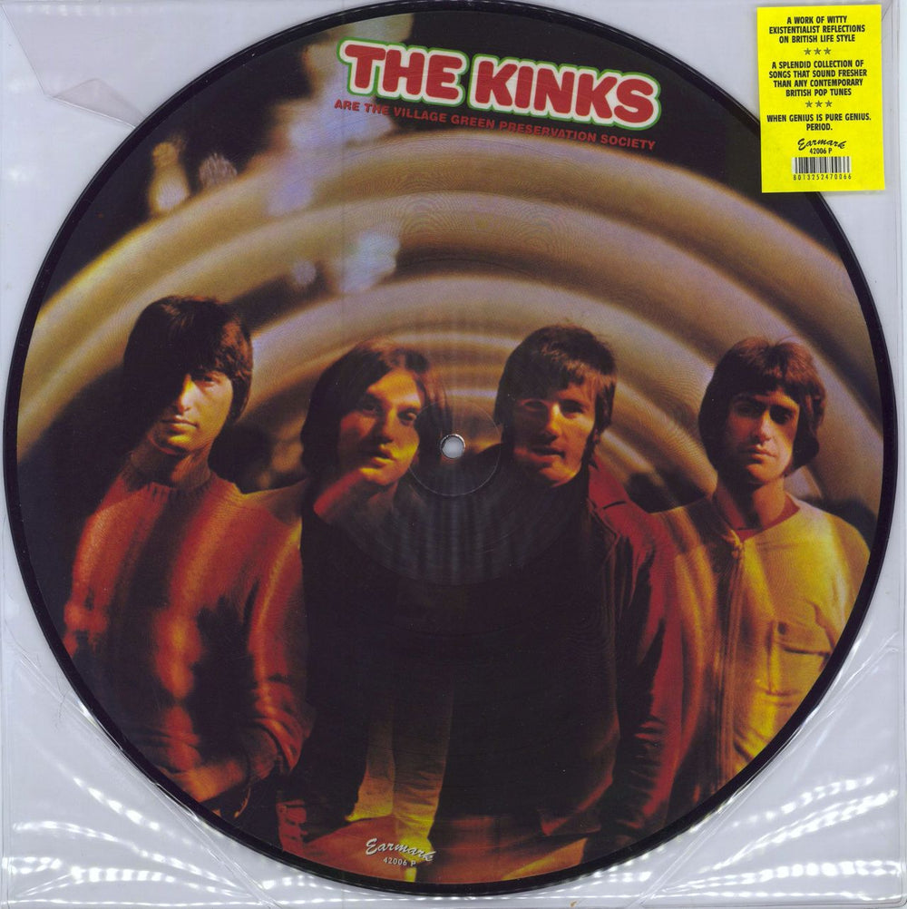 The Kinks Are The Village Green Preservation Society Italian picture disc LP (vinyl picture disc album) 42006P