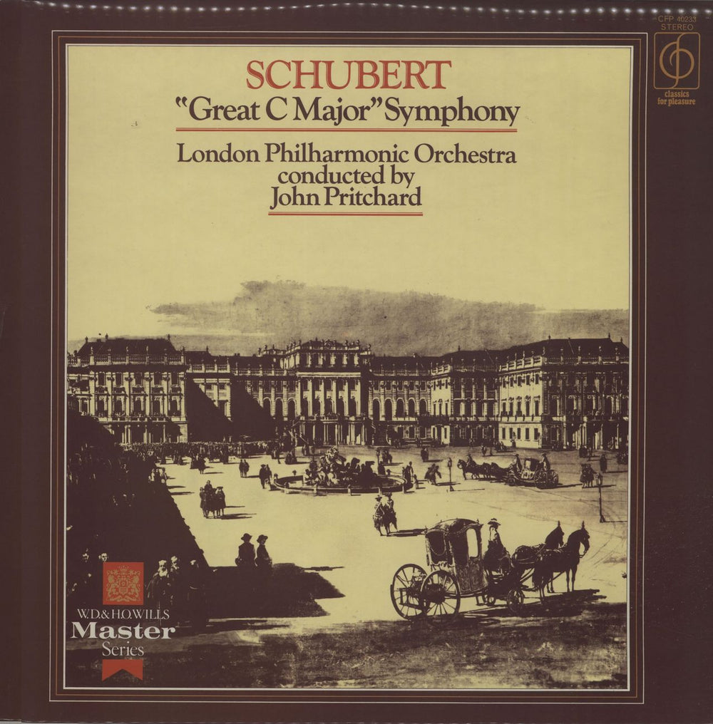 The London Philharmonic Orchestra Schubert: Great C Major UK vinyl LP album (LP record) CFP40233