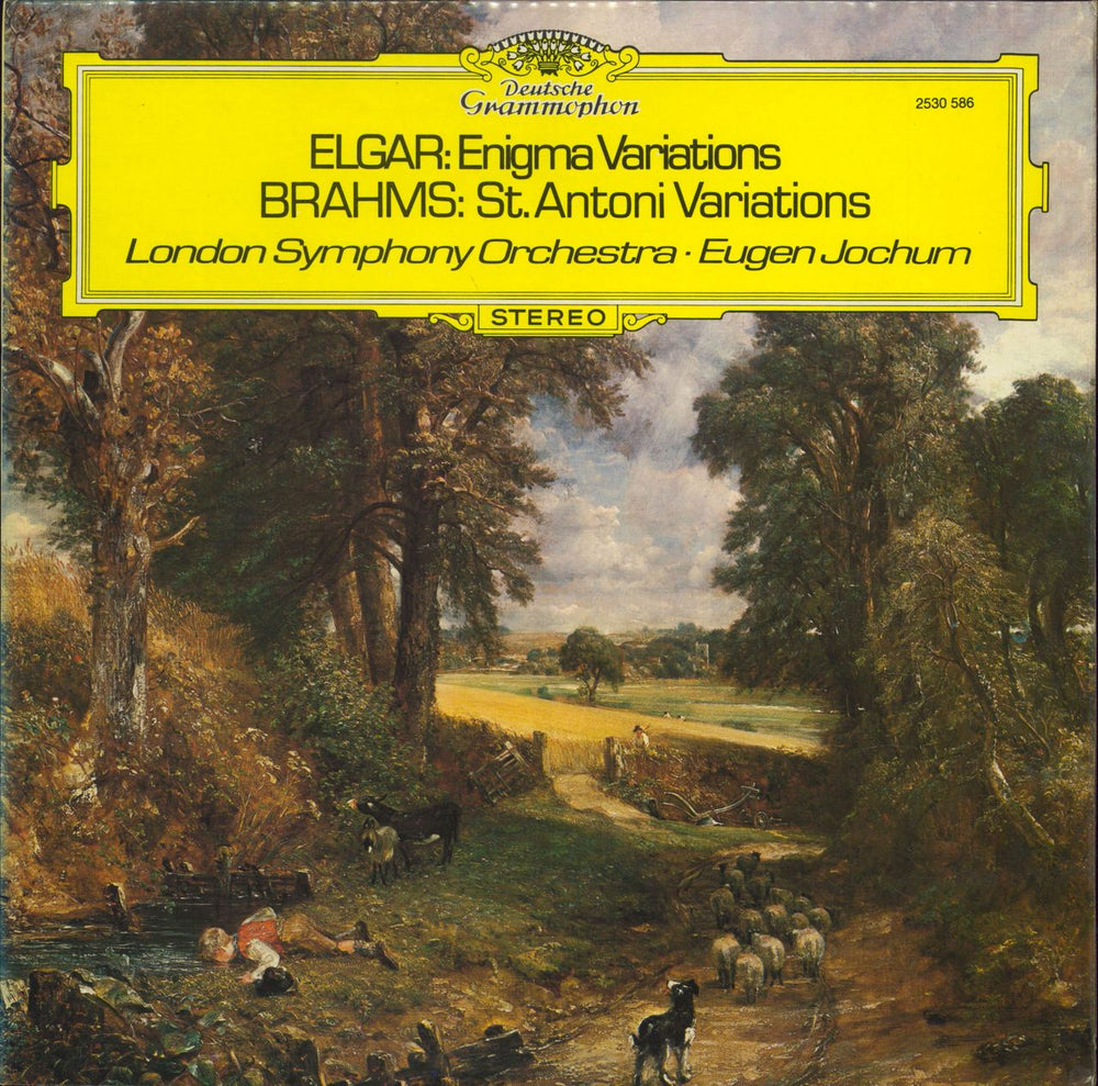 The London Symphony Orchestra Elgar: Enigma Variations / Brahms: St Antoni Variations UK vinyl LP album (LP record) 2530586