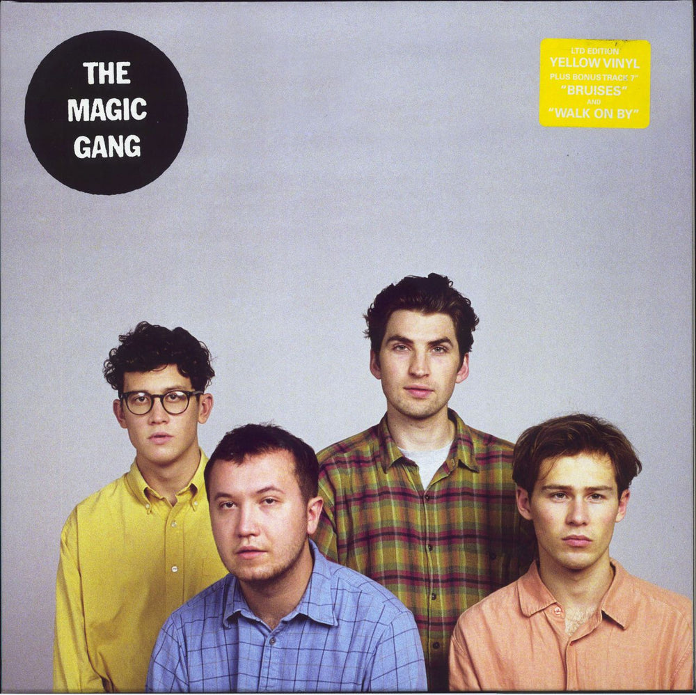 The Magic Gang The Magic Gang - Yellow UK vinyl LP album (LP record) 0190295063474