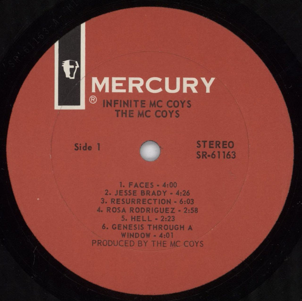 The McCoys Infinite McCoys US vinyl LP album (LP record) MCYLPIN335256