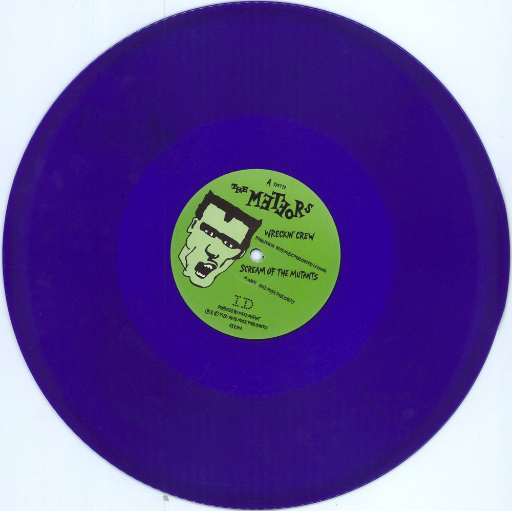 The Meteors (80s) Mutant Rock - Blue UK 12" vinyl single (12 inch record / Maxi-single) TEO12MU780800