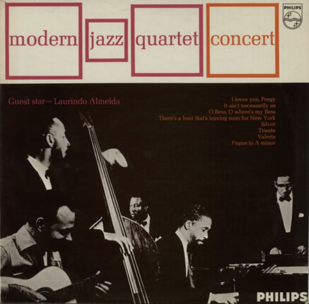 The Modern Jazz Quartet Modern Jazz Quartet Concert UK vinyl LP album (LP record) 6850007