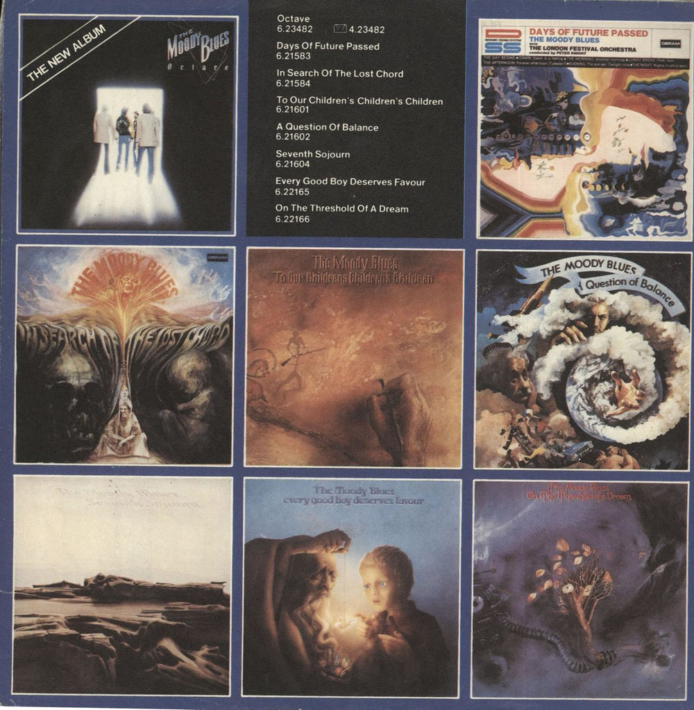 The Moody Blues Steppin' In A Slide Zone German 7" vinyl single (7 inch record / 45)