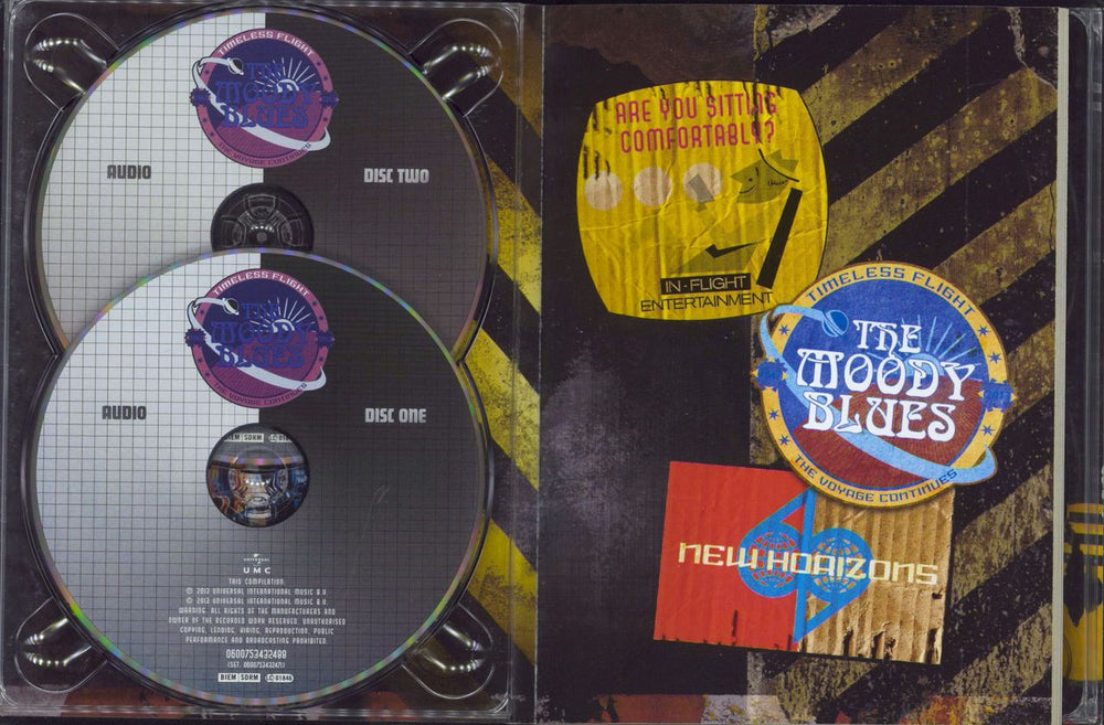 The Moody Blues Timeless Flight UK 4-CD album set MBL4CTI816919