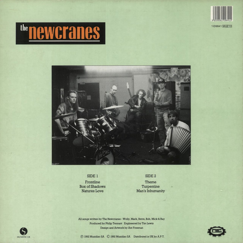 The Newcranes Frontline UK vinyl LP album (LP record) 3229261098411