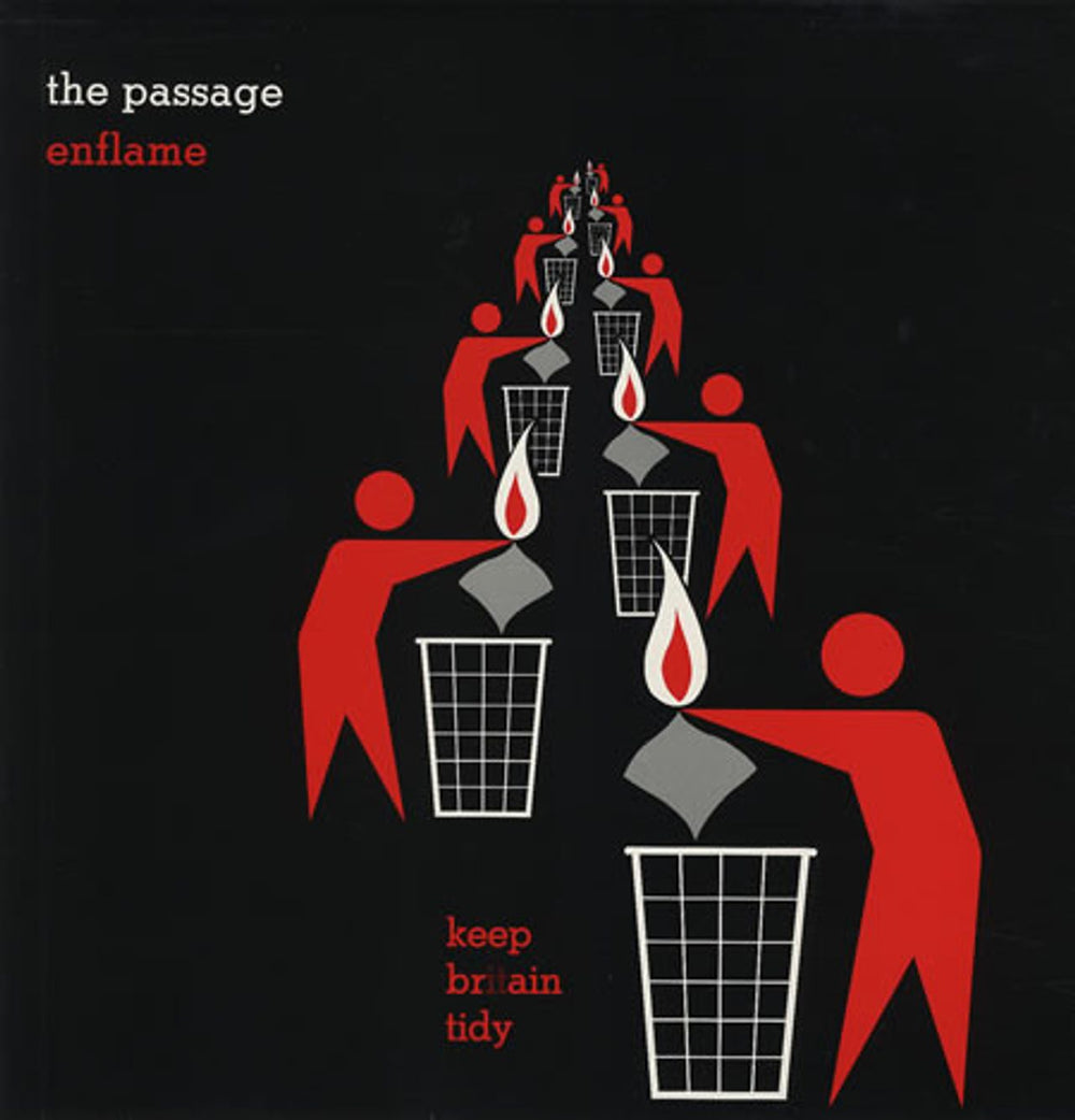 The Passage Enflame UK vinyl LP album (LP record) BRED45