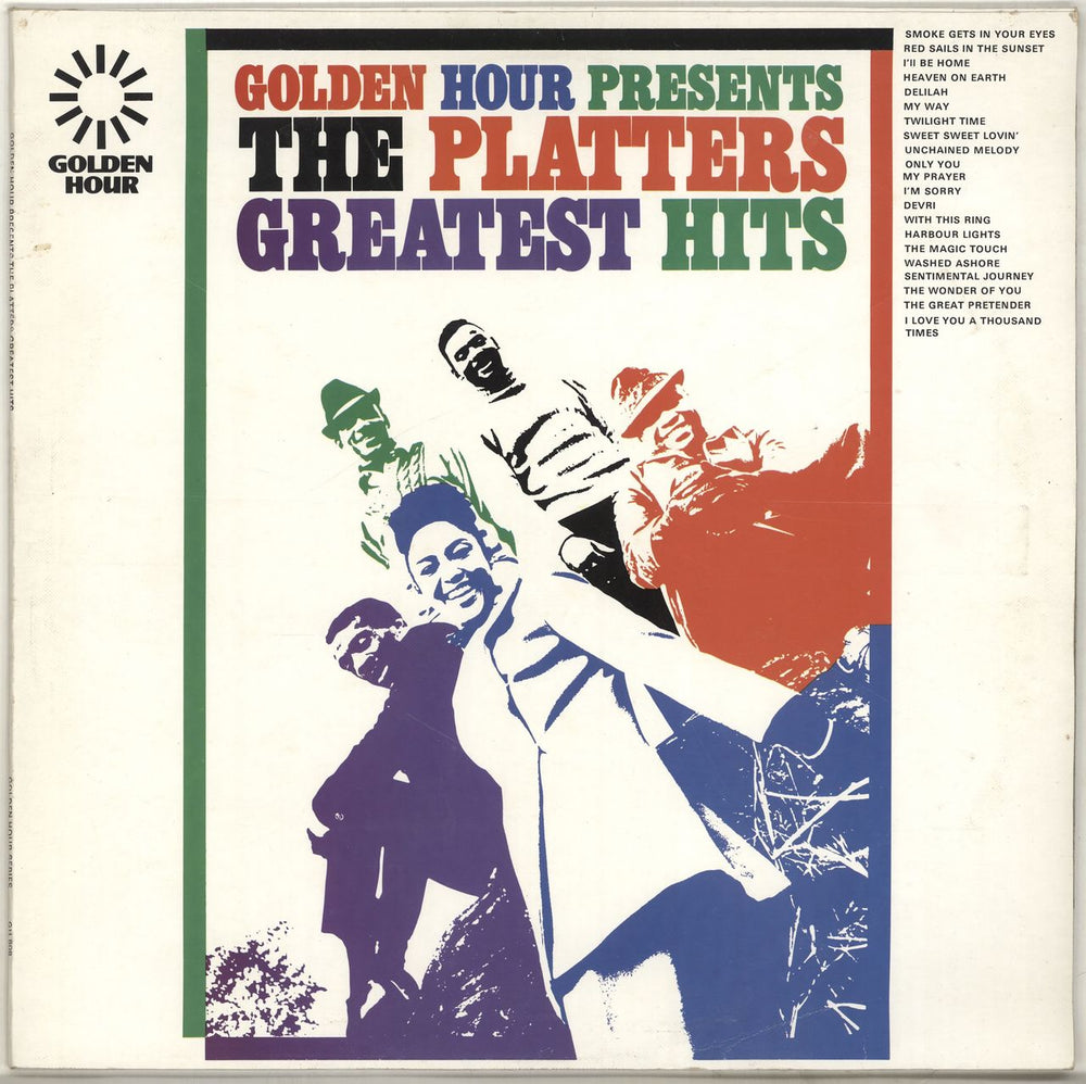 The Platters Golden Hour Presents The Platters Greatest Hits UK vinyl LP album (LP record) GH808