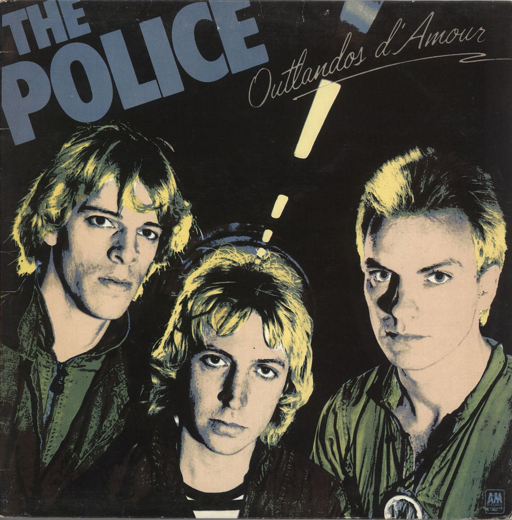 The Police Outlandos D'Amour - Blue labels UK vinyl LP album (LP record) AMLH68502