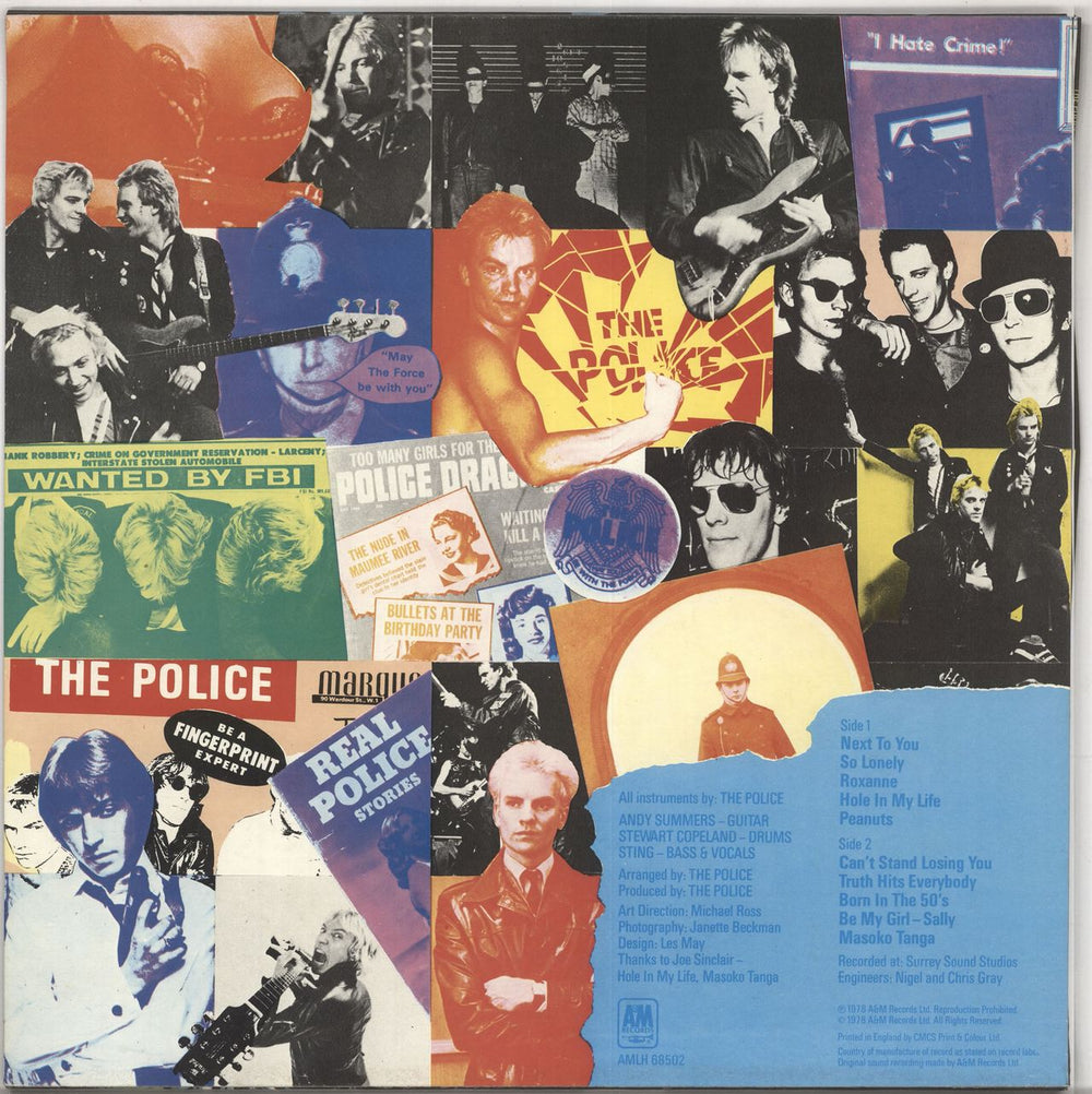 The Police Outlandos D'Amour UK vinyl LP album (LP record)