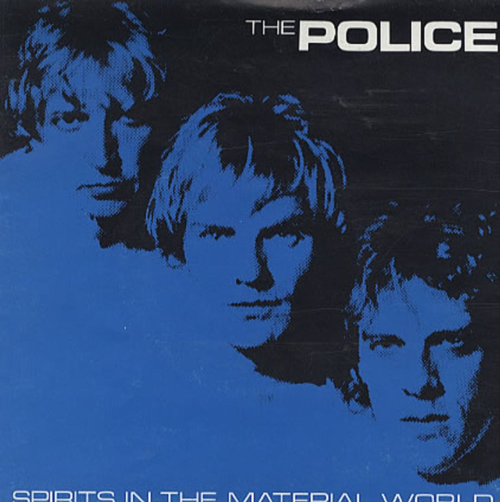 The Police Spirits In The Material World - Poster Sleeve UK 7" vinyl single (7 inch record / 45) AMS8194