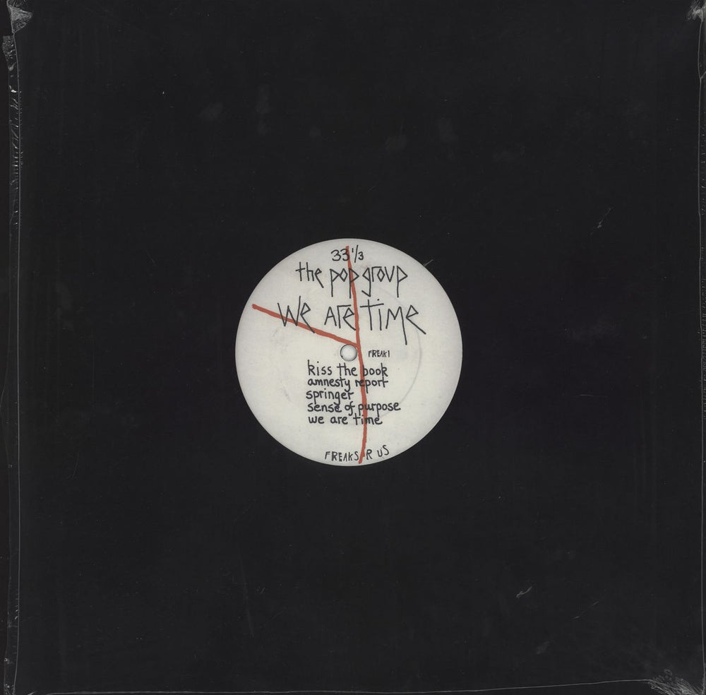 The Pop Group We Are Time - 180g UK vinyl LP album (LP record) 5060410900012