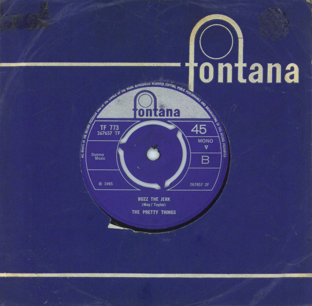 The Pretty Things Progress UK 7" vinyl single (7 inch record / 45)