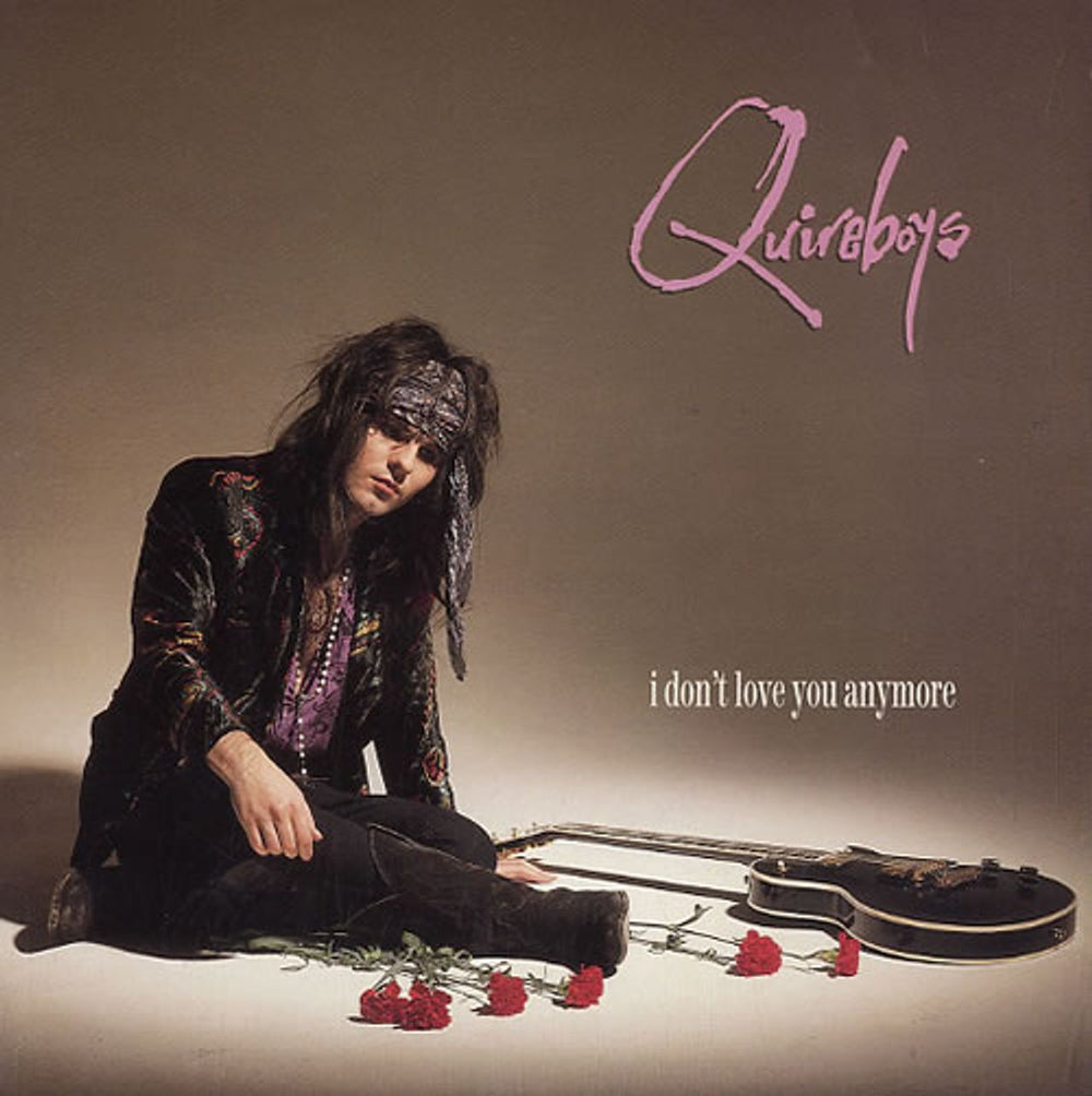 The Quireboys I Don't Love You Anymore + Sleeve UK 7" vinyl single (7 inch record / 45) R6248