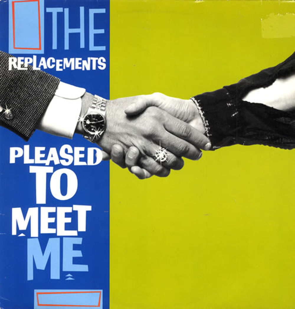 The Replacements Pleased To Meet Me - EX German vinyl LP album (LP record) 925557-1