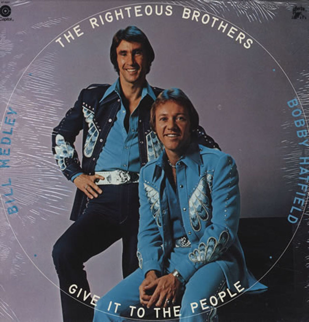 The Righteous Brothers Give It To The People US vinyl LP album (LP record) ST-9201