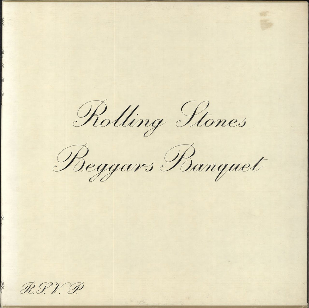 The Rolling Stones Beggars Banquet - 1st Issue (b) US vinyl LP album (LP record) PS539