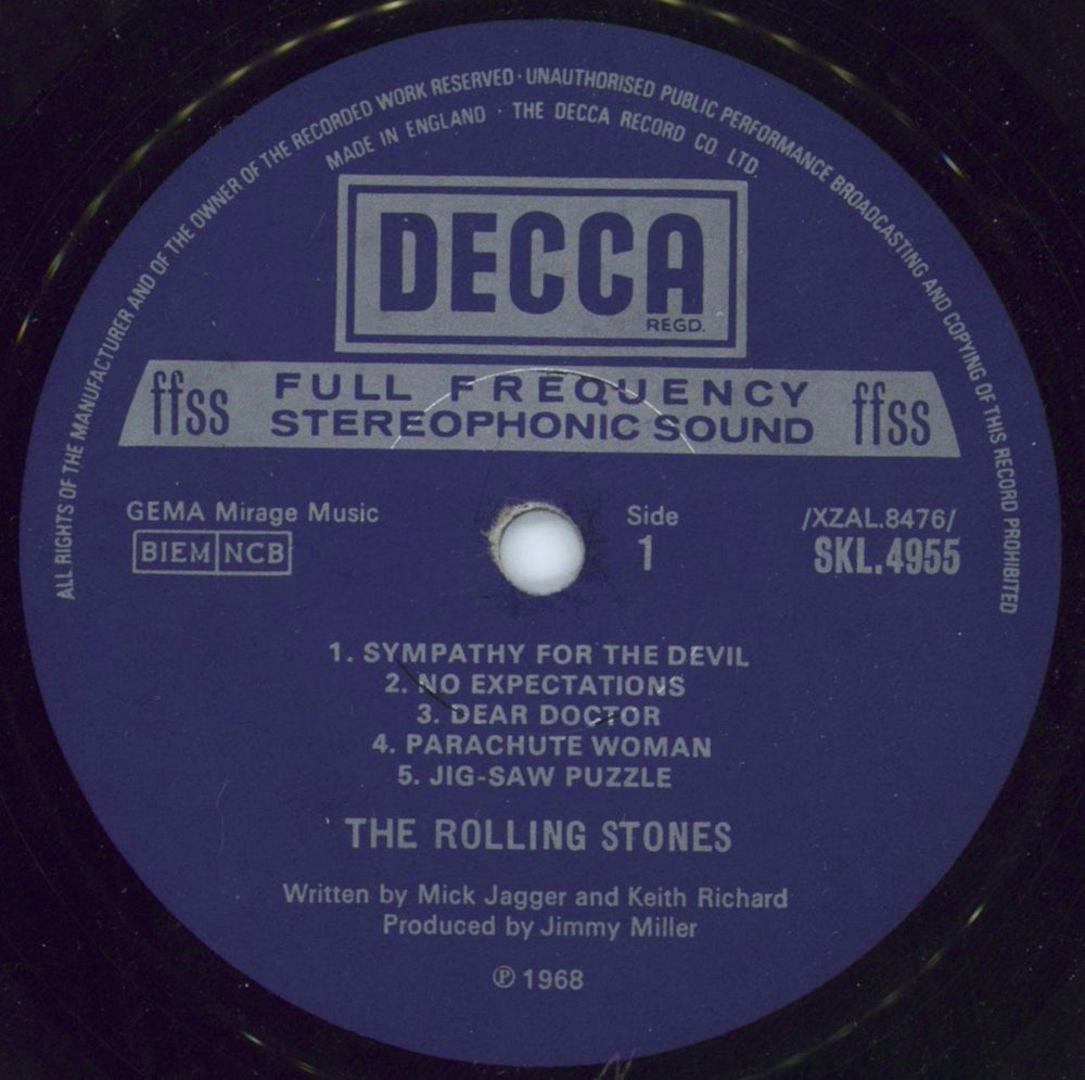 The Rolling Stones Beggars Banquet - 3rd [c] - EX UK vinyl LP album (LP record) ROLLPBE801146