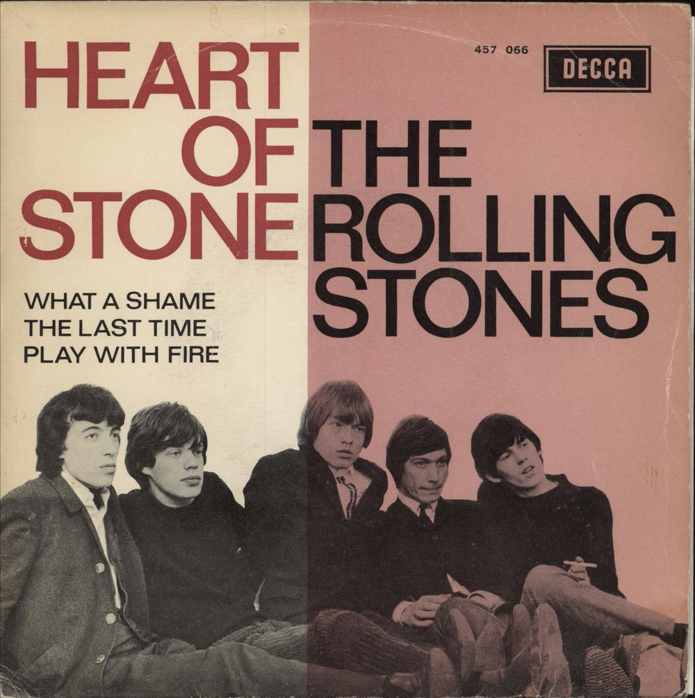 The Rolling Stones Heart Of Stone E.P. - EX Dutch 7" vinyl single (7 inch record / 45) 457066