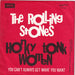 The Rolling Stones Honky Tonk Woman Yugoslavian 7" vinyl single (7 inch record / 45) ROL07HO87446