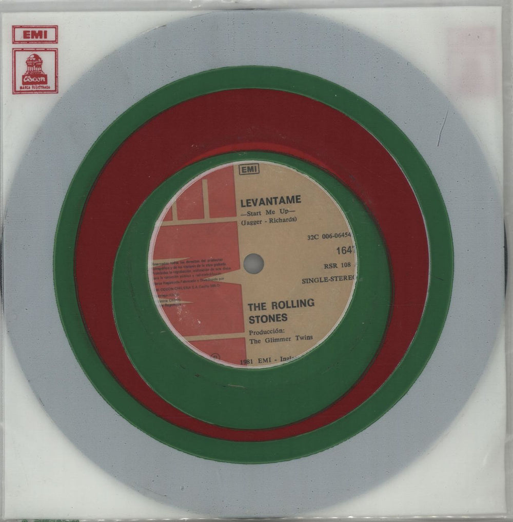 The Rolling Stones Levantame Chinese 7" vinyl single (7 inch record / 45) 1647