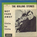 The Rolling Stones Not Fade Away - Blue & Green p/s UK 7" vinyl single (7 inch record / 45) F11845