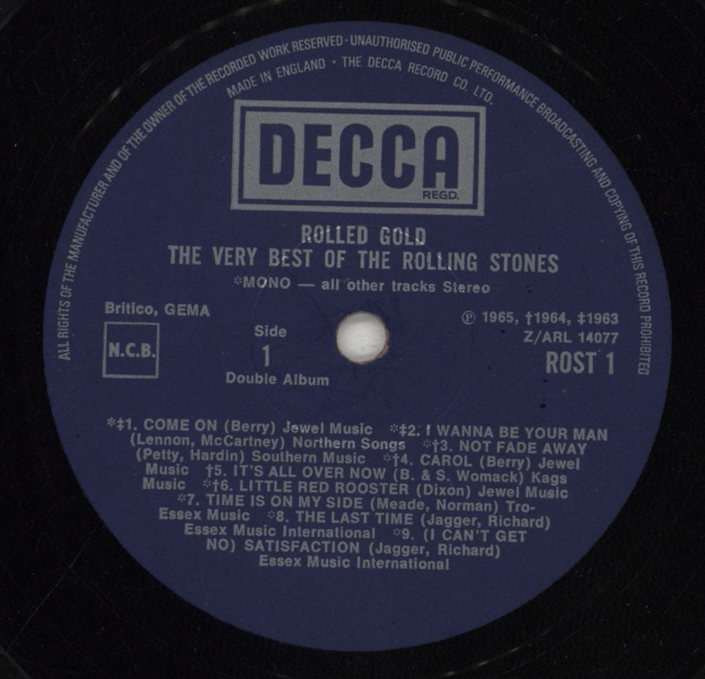 The Rolling Stones Rolled Gold - 1st UK 2-LP vinyl record set (Double LP Album) ROL2LRO103281