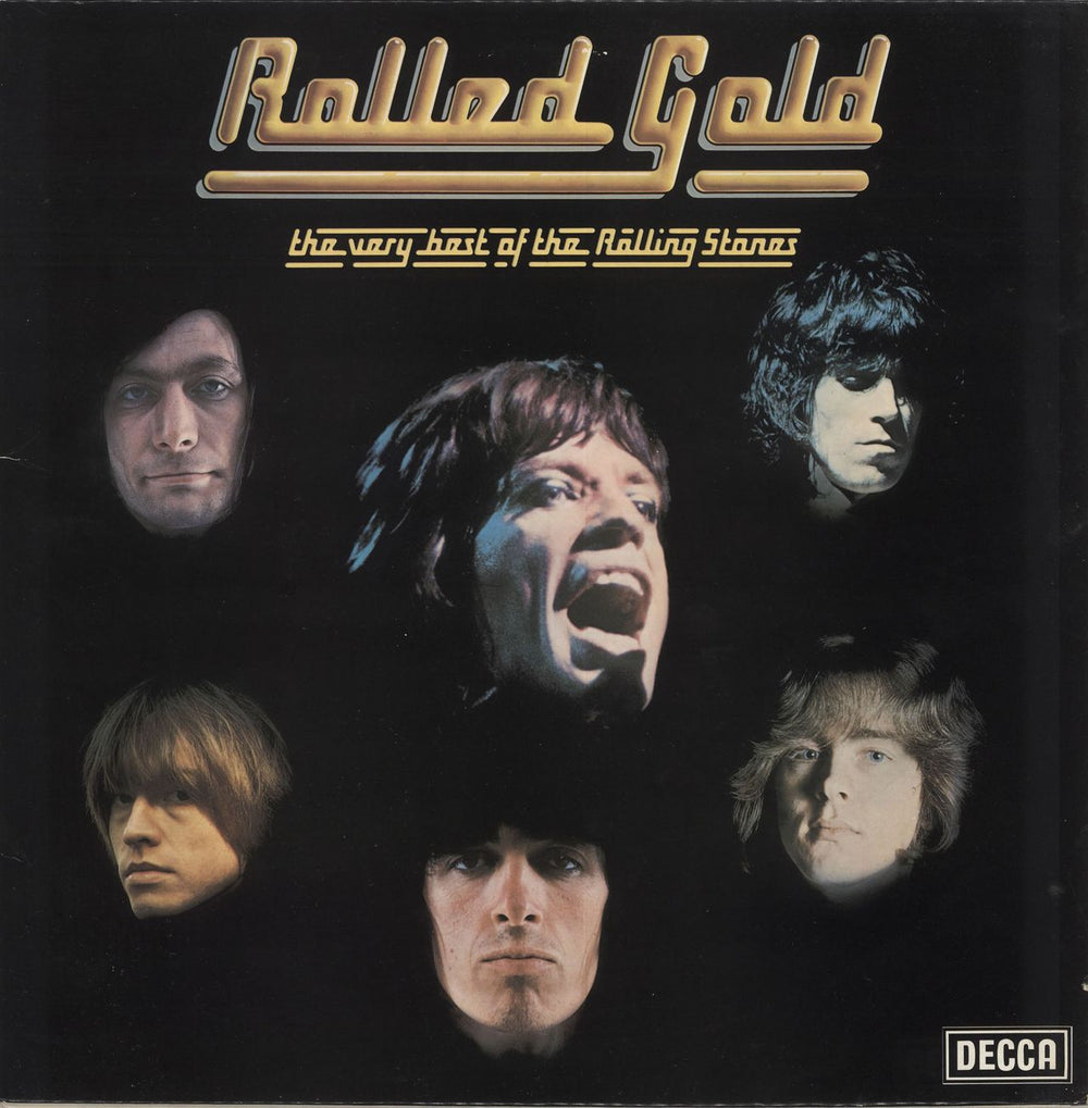 The Rolling Stones Rolled Gold - 3rd UK 2-LP vinyl record set (Double LP Album) ROST1/2