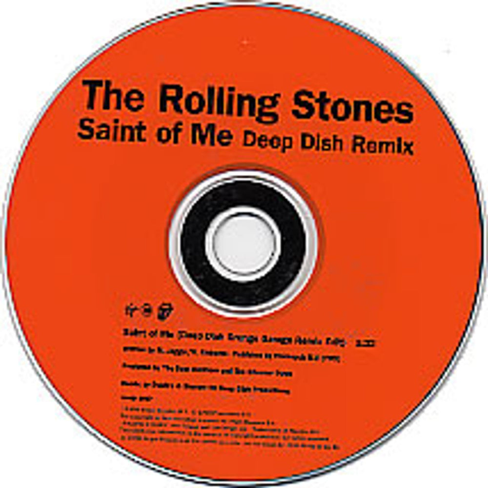 The Rolling Stones Saint Of Me - Deep Dish Remix UK Promo CD single (CD5 / 5") VSCDJX1667