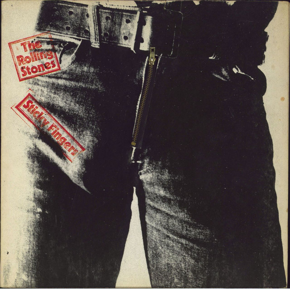 The Rolling Stones Sticky Fingers - Two Diamonds - VG UK vinyl LP album (LP record) COC59100