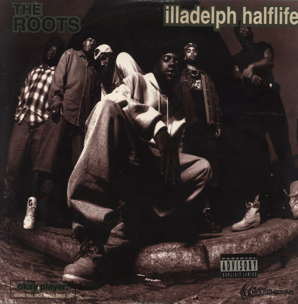 The Roots Illadelph Halflife + Sticker - VG US 2-LP vinyl record set (Double LP Album) DGC2-24972