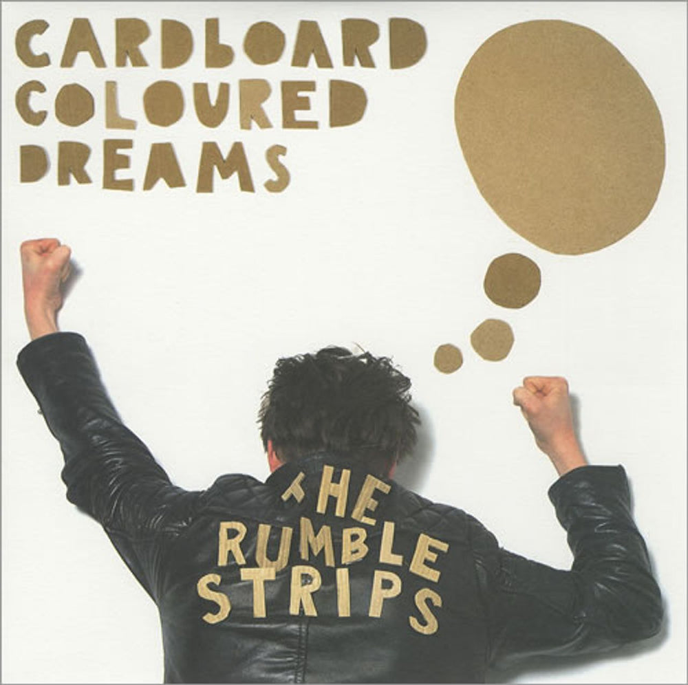 The Rumble Strips Cardboard Coloured Dreams - White Vinyl UK 7" vinyl single (7 inch record / 45) 1709429