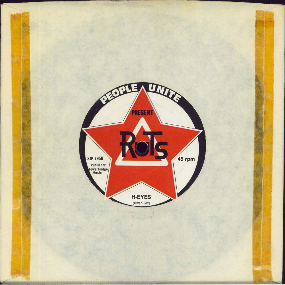 The Ruts In A Rut - 1st UK 7" vinyl single (7 inch record / 45)