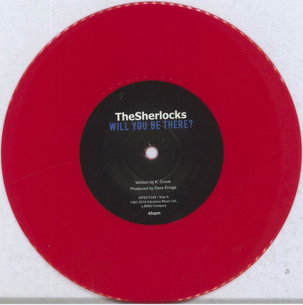 The Sherlocks Will You Be There? UK 7" vinyl single (7 inch record / 45) 0MJ07WI829558