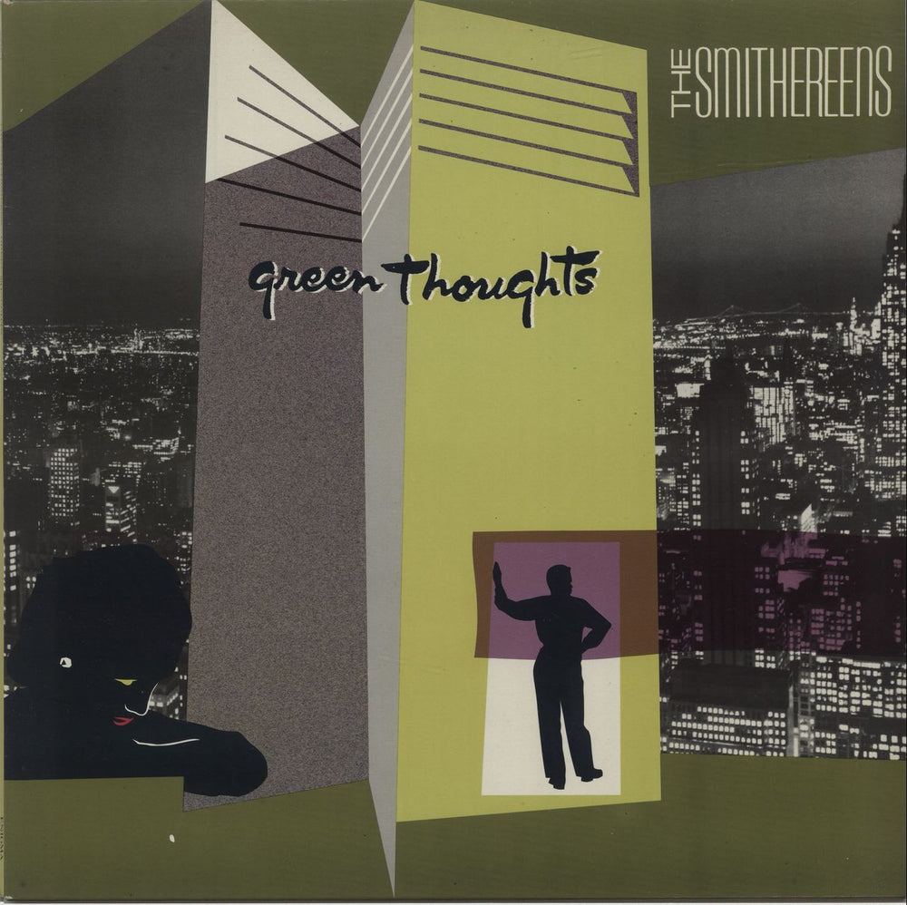 The Smithereens Green Thoughts Dutch vinyl LP album (LP record) 8375-1